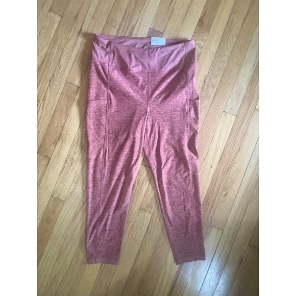 Sonoma Goods For Life Pants - Sonoma Goods For Life Weekender 7/8 Leggings Orange High Rise Pockets L